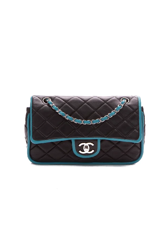 Chanel Small Crossbody Bag for TravelBi-color Medium Double Flap Bag