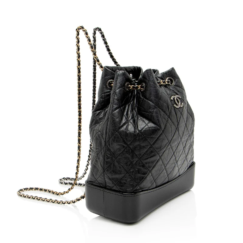 Chanel bags for women who love timeless fashionChanel Aged Calfskin Gabrielle Backpack (M5X3Nt)