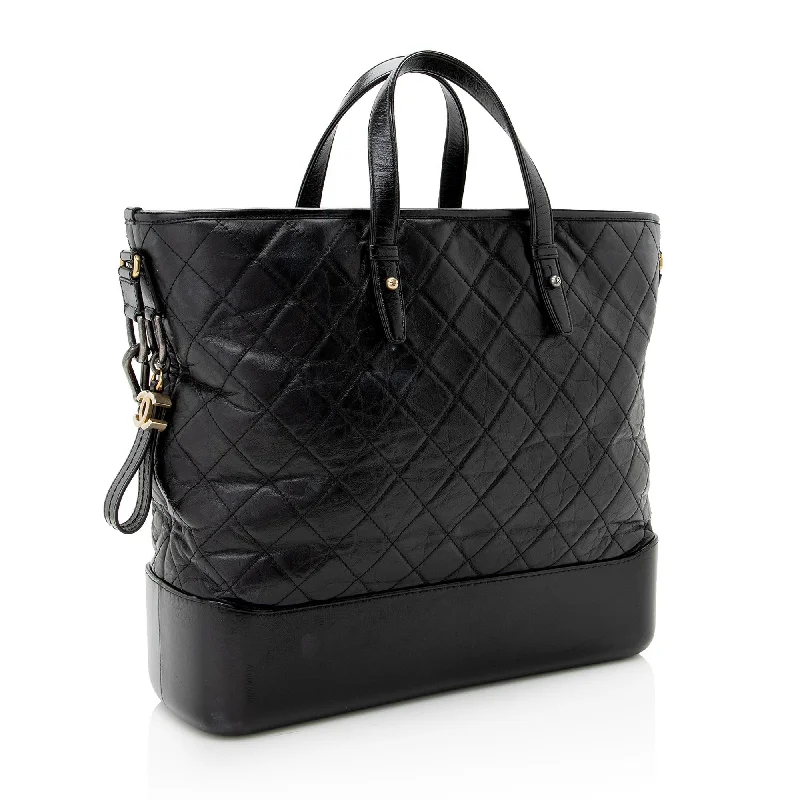 Chanel bags with exclusive seasonal designs and materialsChanel Aged Calfskin Gabrielle Large Shopping Tote (22555)