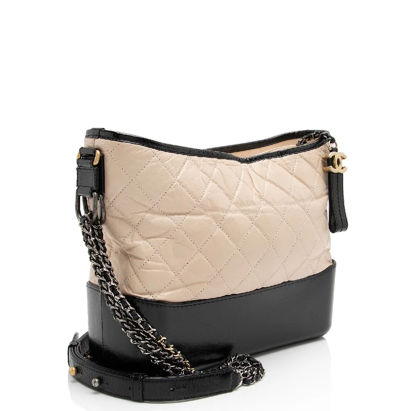 Chanel bags for women with a taste for high fashionChanel Aged Calfskin Gabrielle Medium Hobo (emz7MK)