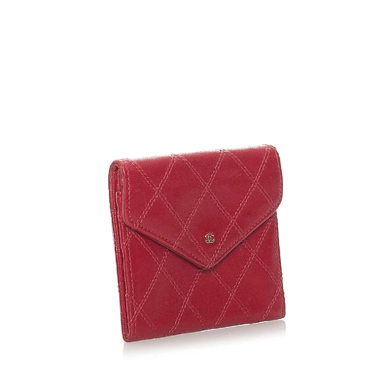 Chanel Classic Flap Bag for Evening PartyChanel Bicolore Matelasse Lambskin Coin Pouch (33401)