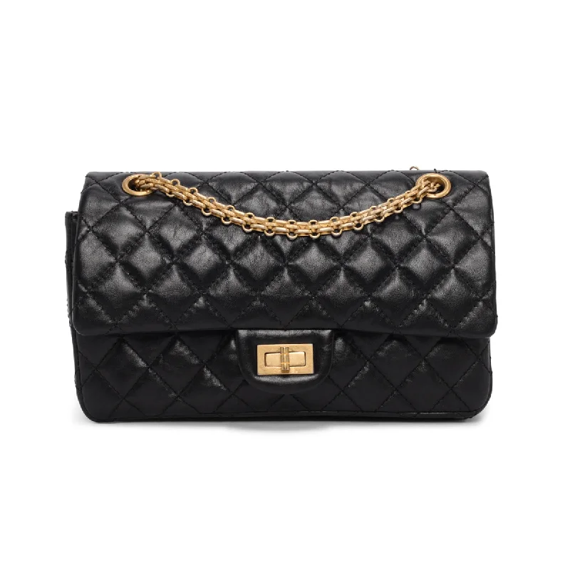 Chanel bags for those who value investment piecesChanel Black Distressed Calfskin 2.55 Reissue 225 Bag