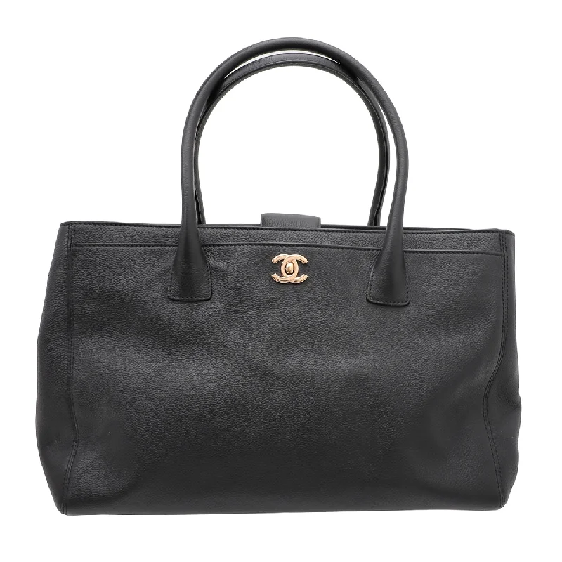 Chanel bags for those who value investment piecesChanel Black Executive Cerf Tote Bag