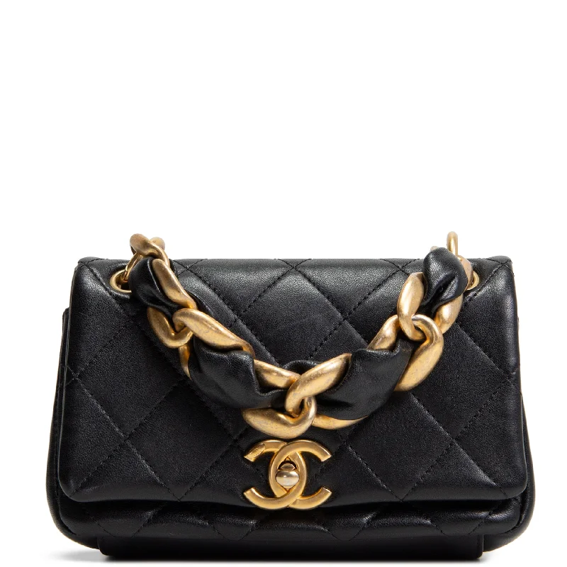 Chanel bags sale 2025CHANEL Chain Is More Small Flap Black - OUTLET FINAL SALE