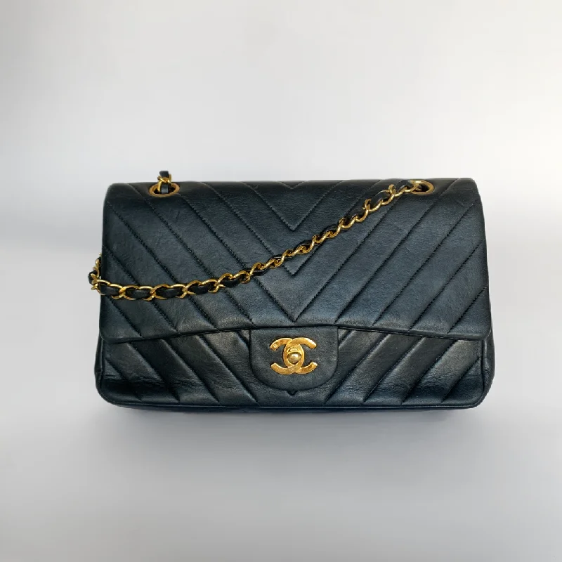 Chanel bags in luxury boutiques worldwideChanel Chevron Classic Double Flap Bag Medium Lambskin Leather