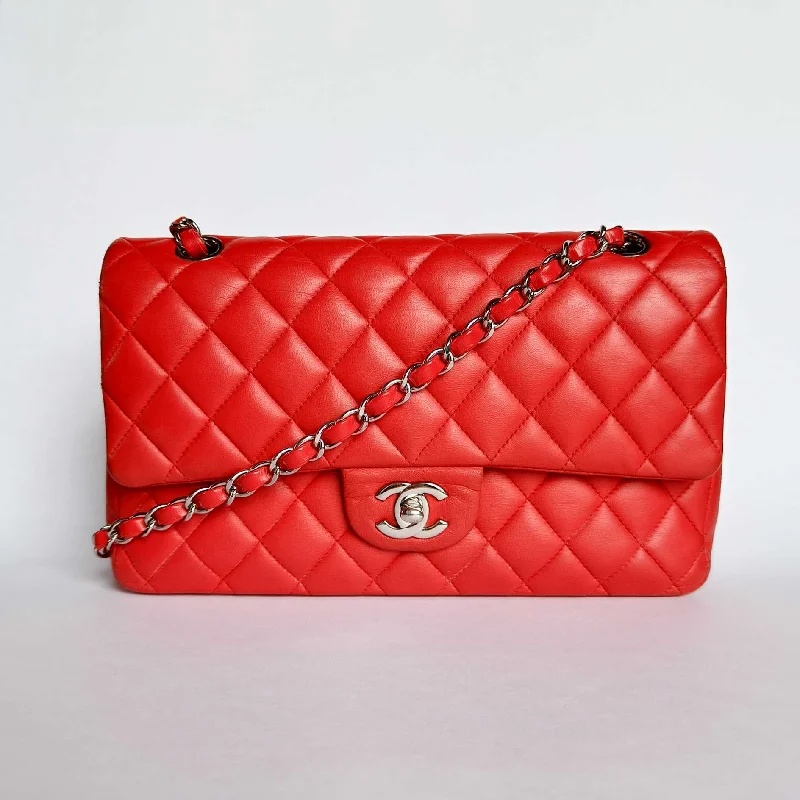 Chanel Designer Handbag with Unique DesignChanel Classic Double Flap Bag Medium Lambskin Leather