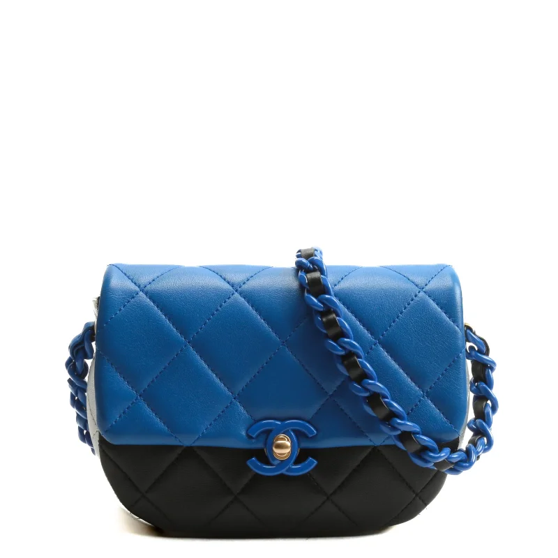 Chanel bags for women who appreciate fine craftsmanshipCHANEL Color Burst Crossbody - Blue