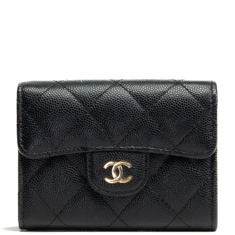 Chanel Medium Tote Bag for Office LadiesCHANEL Flap Cardholder Wallet - Black