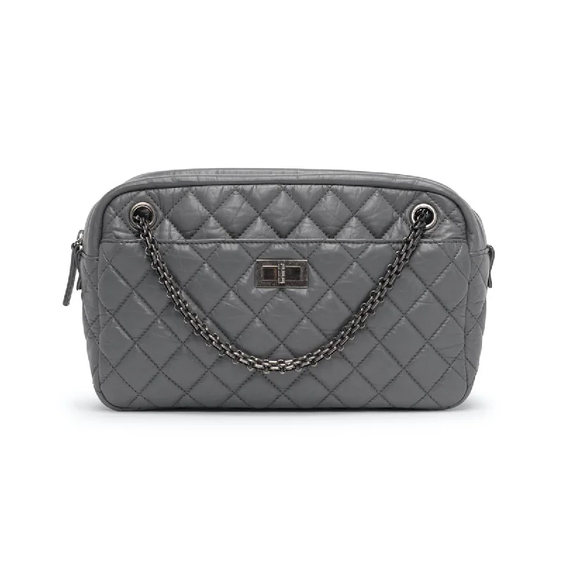 Chanel bags with exclusive seasonal designs and materialsChanel Grey Aged Calfskin Medium Reissue Camera Bag