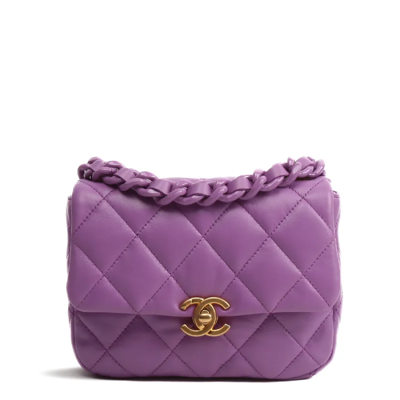 Chanel bags for women with a taste for high fashionCHANEL Mini Candy Chain Flap Bag - Purple