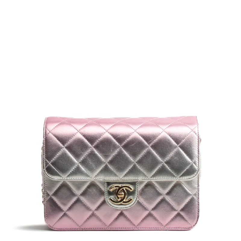 Chanel New Arrival Handbag with Gold HardwareCHANEL Like A Wallet Flap - Metallic Pink