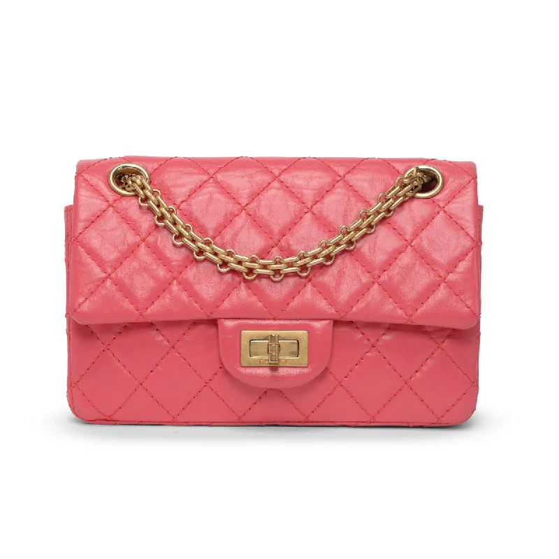 Chanel Classic Flap Bag for Evening PartyChanel Pink Aged Calfskin Reissue Mini Flap Bag