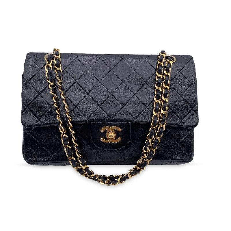 Chanel Designer Handbag with Unique DesignChanel Vintage Black Quilted Timeless Classic 2.55 Shoulder Bag 25 cm