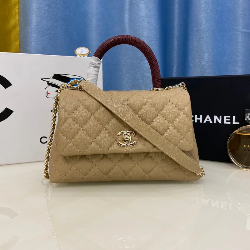 Chanel bags with leather and tweed combinationsWF - Chanel Bags - 054