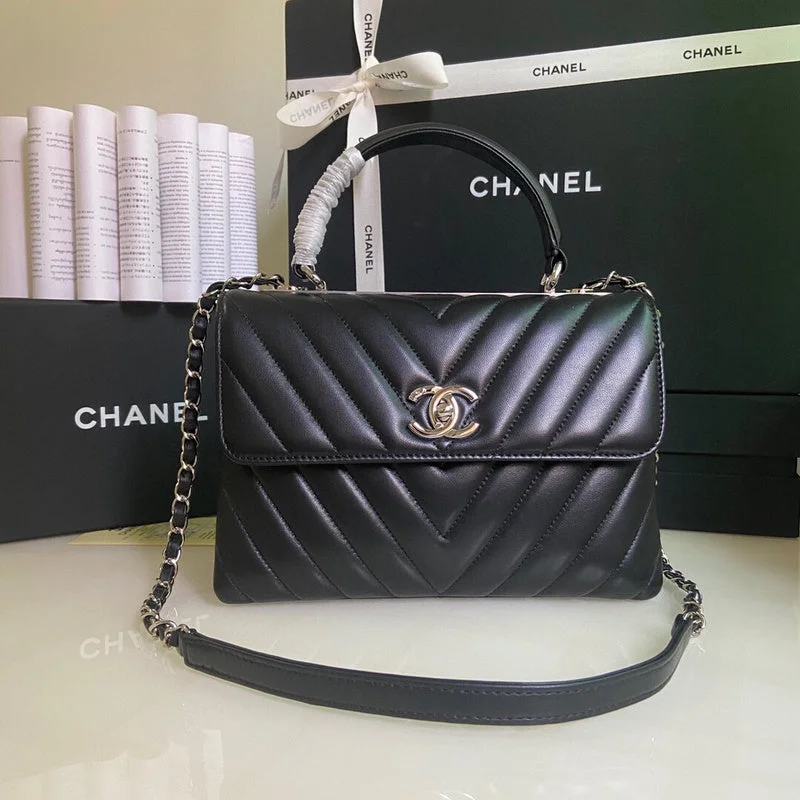 Chanel bags with leather and tweed combinationsWF - Chanel Bags - 072