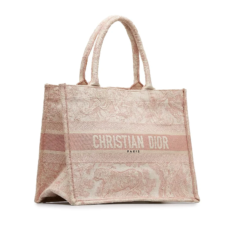 Christian Dior Saddle bags with a distressed leather finishDior Medium Toile de Jouy Book Tote (0ug5IX)